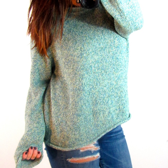 north style Sweaters - { Oversized Rolled Neck Sweater }